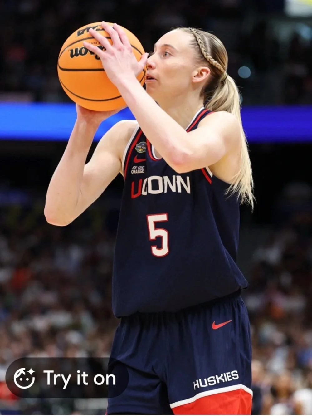 NIKE Elite 🏀 UCONN #5 Paige Bueckers Basketball Girls ⛹️‍♀️ Huskies Jersey